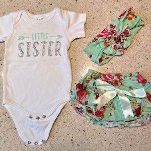 Little Sister Outfit (0-3 months)